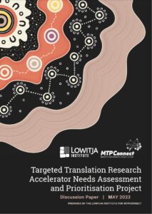 Targeted Translation Research Accelerator Needs Assessment and Prioritisation Project