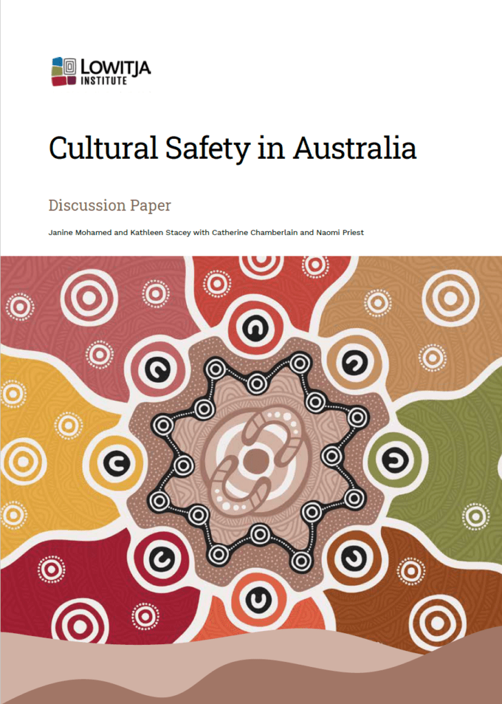 Photo of cultural safety paper cover